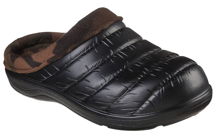 Lookbook Skechers Foamies: Cozy Camper 'Zueco Forrado Negro' 243136-BKMT