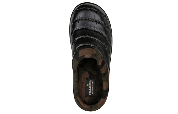 Shop Skechers Foamies: Cozy Camper 'Zueco Forrado Negro' 243136-BKMT