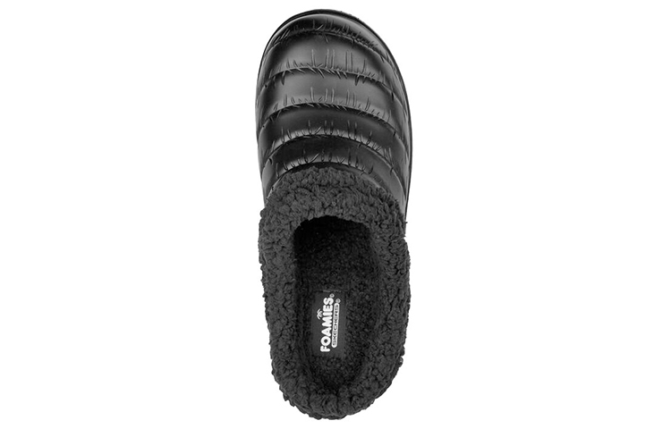 Shop Skechers Foamies: Cozy Camper Forrado 'Zuecos Pantuflas Negras' 243135-BBK
