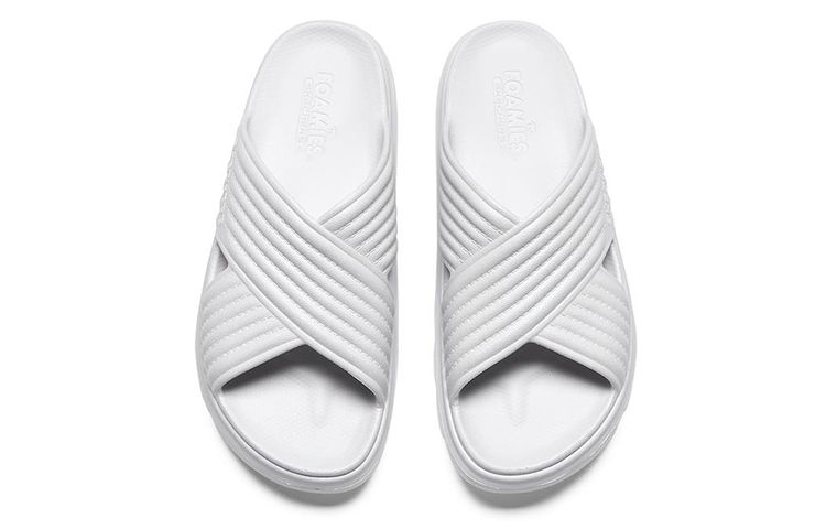 Shop Skechers Foamies ''Top-Level White Casual Sandal'' Wit Casual Sandalen. 111454-WHT