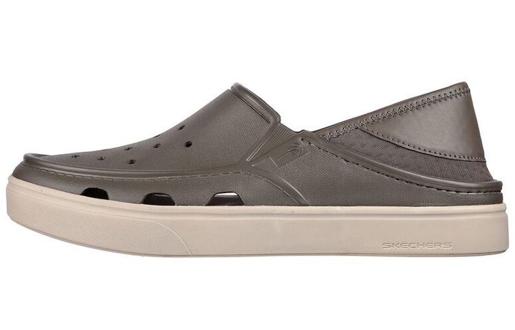 Skechers Foamies: Vista-Crossroads 'Khaki Breathable Casual' 243051-KHK