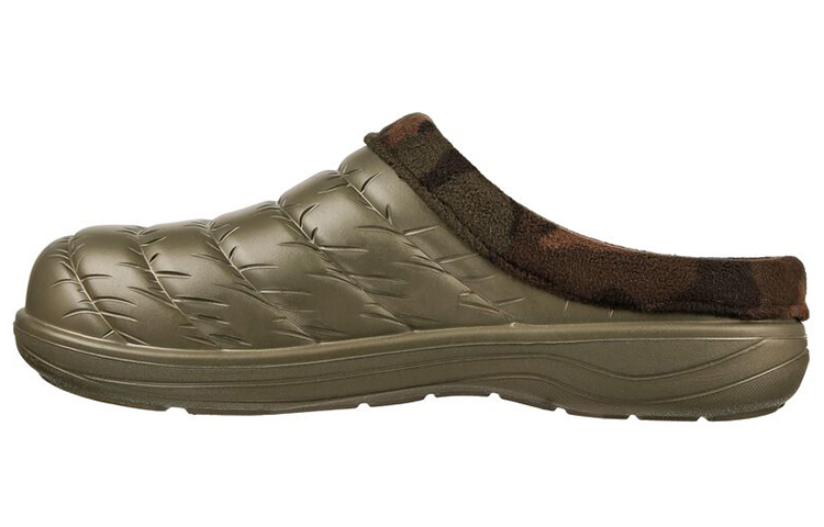 Skechers Foamies Cozy Camper Lined 'Green Clog Slipper'