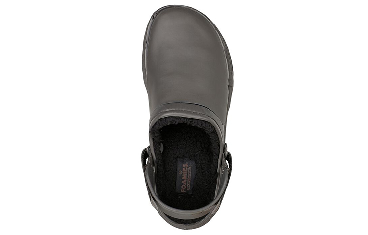 Shop Skechers Foamies Creston Ultra Lined 'Cozy Vibez Gray' 243116-KHK