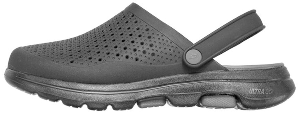 斯凯奇Foamies GOwalk 5“休闲运动凉鞋黑色” 243002-BKCC Buy 斯凯奇Foamies GOwalk 5“休闲运动凉鞋黑色” 243002-BKCC