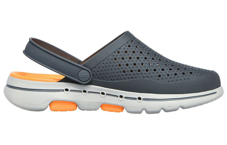 Order Skechers Foamies GOwalk 5 'Orange Charcoal Grey' 243002-CCOR