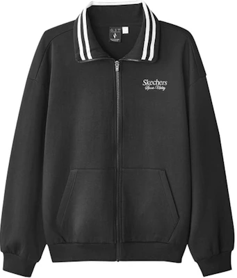 Skechers Jaket Kasual Full-Zip Berkolar - Hitam Karbon L324M026-0018 Buy Skechers Jaket Kasual Full-Zip Berkolar - Hitam Karbon L324M026-0018