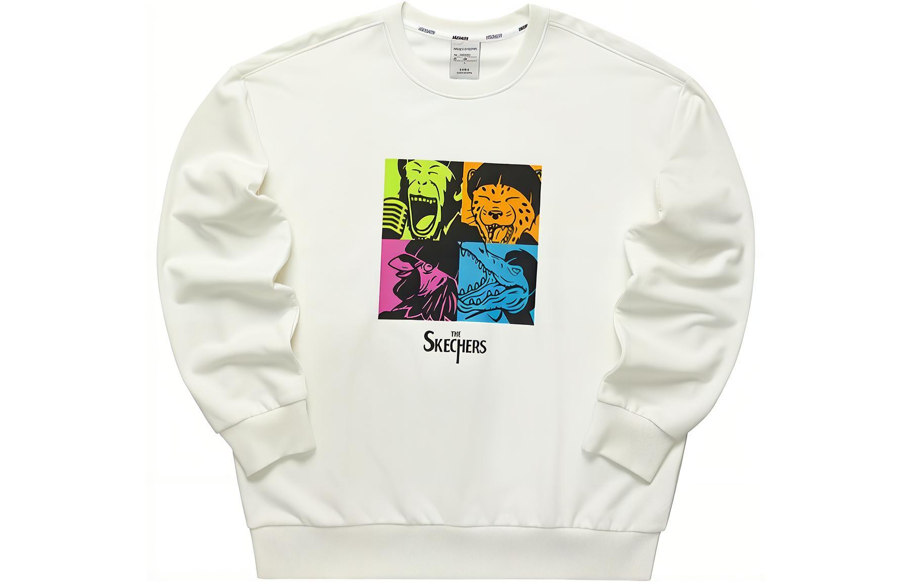 Skechers Funny Monster Graphic Crewneck Long-Sleeve Sweatshirt L421M009