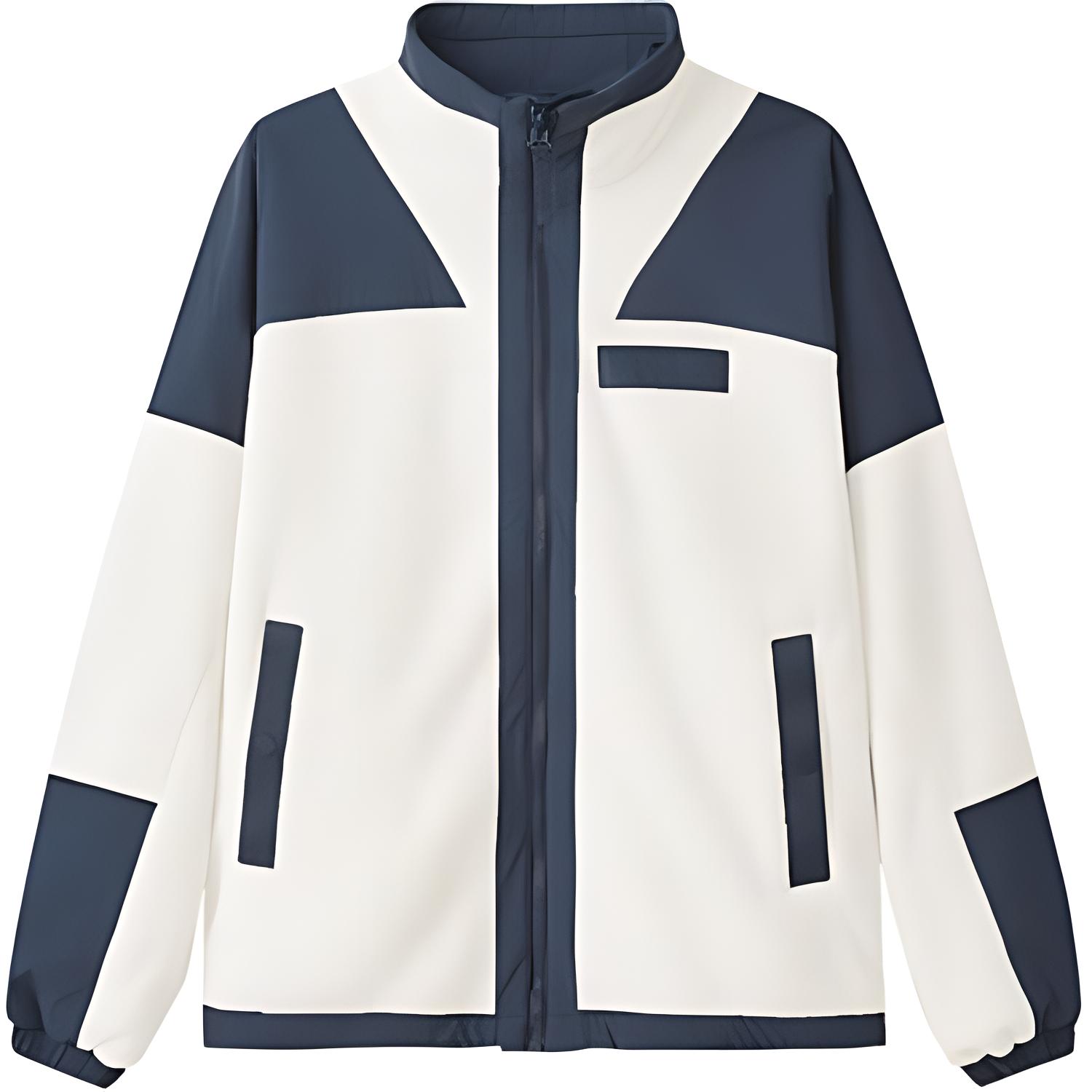 Skechers FW24 Reversible Stand Collar Loose Fit Jacket Unisex - Off White L424U097-00V7