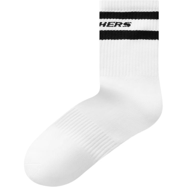 Skechers FW25  Mid-Calf Athletic Socks - Cool Antibacterial Design L125M087-030G