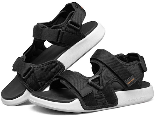 スケッチャーズ ギャンビックス2.0 サンダル (黒/白) 237292-BLK Lookbook スケッチャーズ ギャンビックス2.0 サンダル (黒/白) 237292-BLK