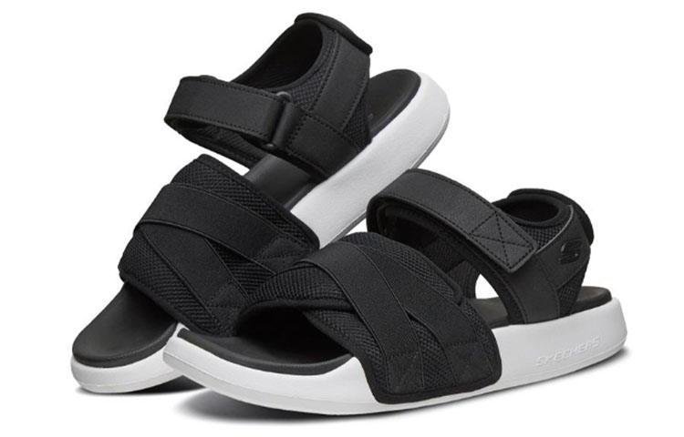 Skechers Gambix 2.0 Panda Sandals 'Black White' 圖 3