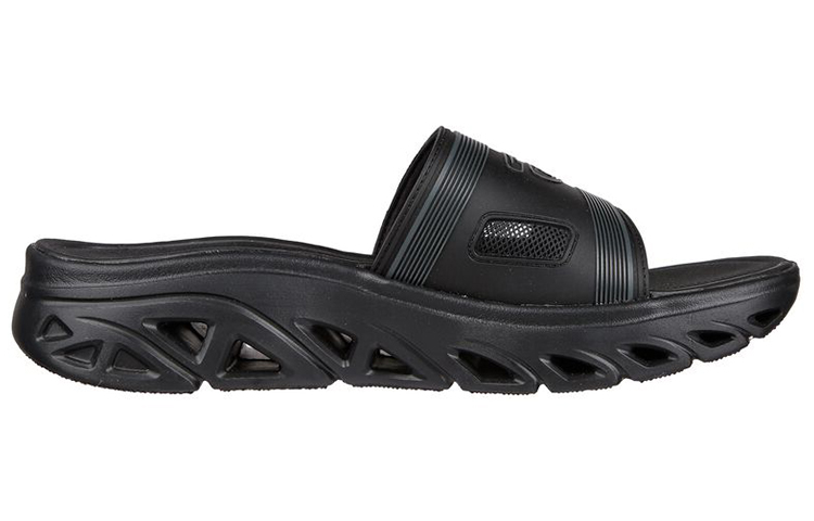 Order 斯凯奇 Glide-Step 黑色舒适防滑拖鞋 237381-BLK