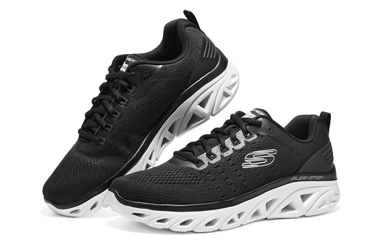 Lookbook Skechers Glide-Step ''Nero Bianco'' 232336-BKW