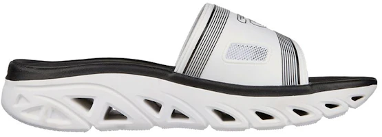 Order Skechers Glide-Step 防滑舒適運動拖鞋 黑白