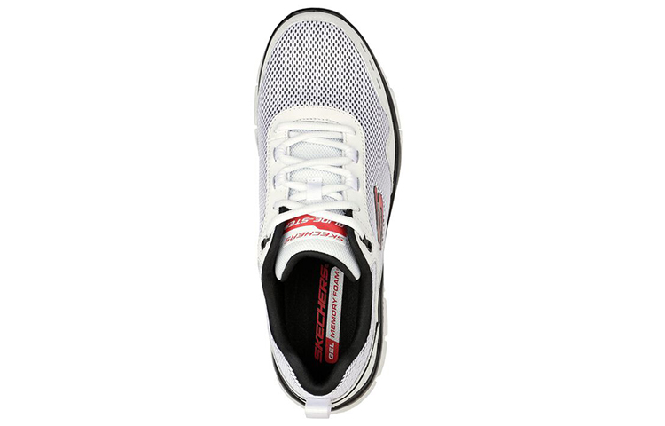 Shop Skechers Glide-Step ''Blanc Noir'' 232327-WBK