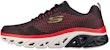 Skechers Glide-Step Sport - Gelombang Haba 'Hitam Merah' 232270-BKRD