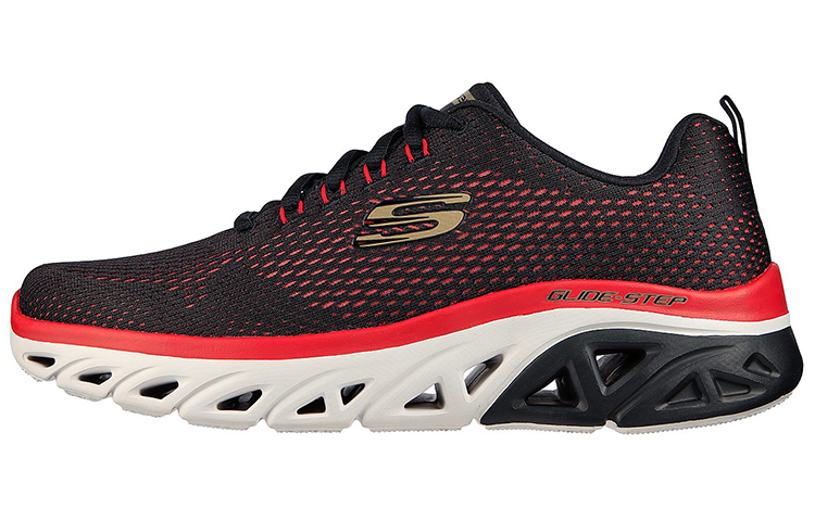 Skechers Glide-Step Sport - Wave Heat 'Black Red' 232270-BKRD