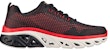 Skechers Glide-Step Sport - Gelombang Haba 'Hitam Merah' 232270-BKRD