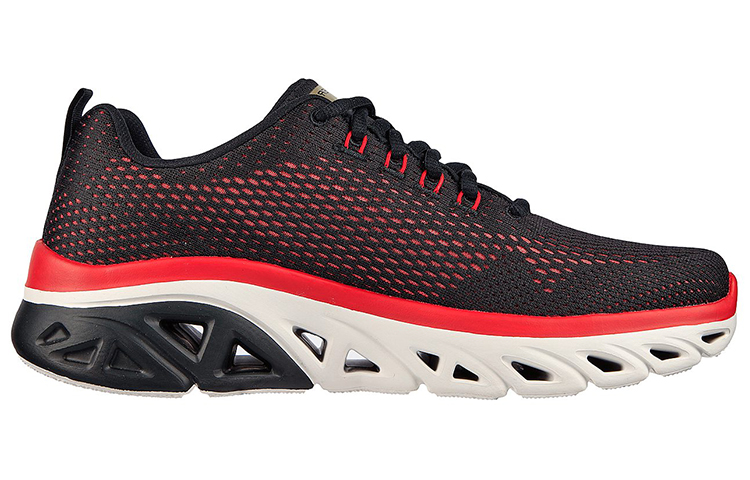 Order Skechers Glide-Step Sport - Wave Heat 'Negro Rojo' 232270-BKRD