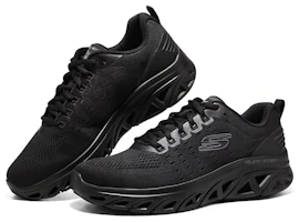 Lookbook Skechers Glide-Step Sport 防滑耐磨 低筒 運動休閒鞋 黑色
