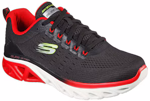 Lookbook Skechers Glide-Step Sukan 'Hitam Merah' 232269-BKMT