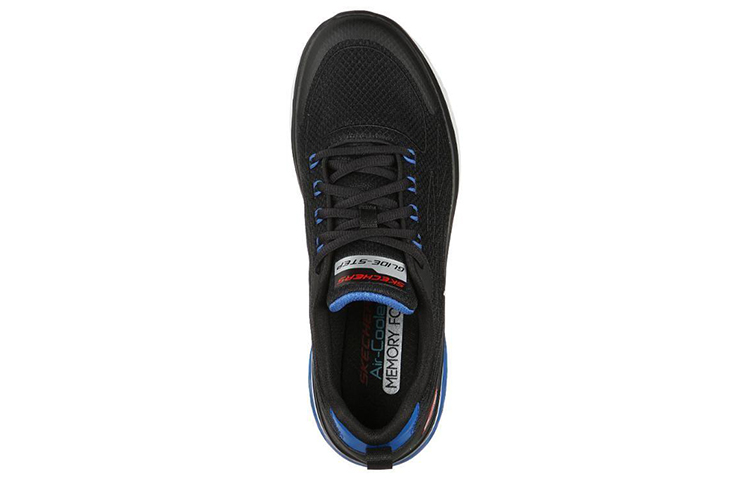 Shop Skechers Glide-Step Sport 'Controller Hitam Biru' 232268-BLK