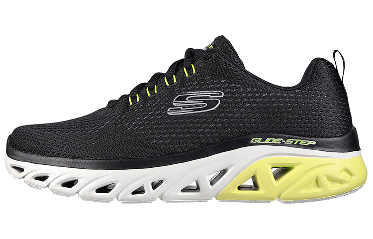Skechers Glide-Step Sport 'Wave Heat Black Yellow' 232270-BLK