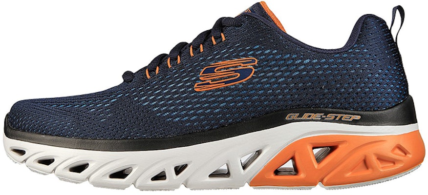 Skechers Glide-Step Sport 'Wave Heat Blue Orange' 232270-NVOR Buy Skechers Glide-Step Sport 'Wave Heat Blue Orange' 232270-NVOR