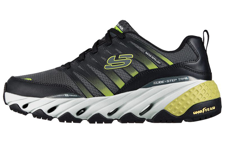 Skechers Glide-Step Trail 'Black Yellow' 237255-BLK