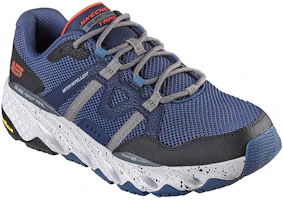 Lookbook Skechers Glide-Step Trail Inventor 防滑耐磨跑步鞋 藍黑