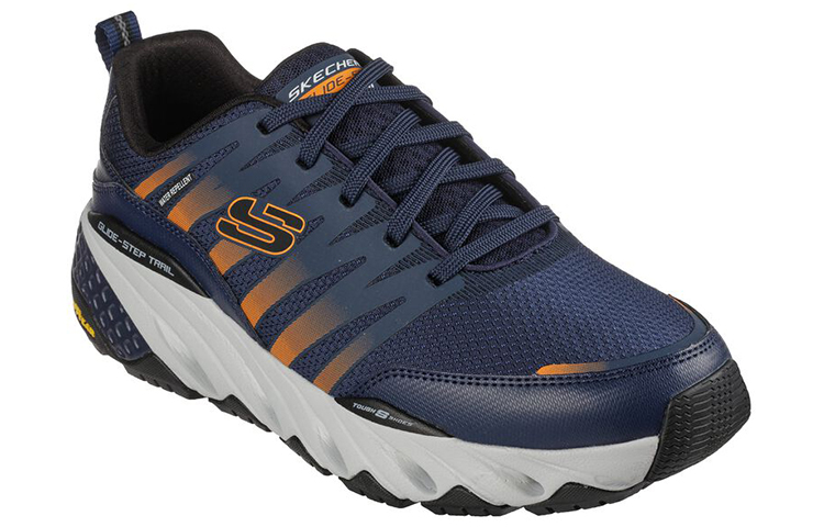 Lookbook Skechers Glide-Step Trail 耐磨戶外登山鞋 海軍藍