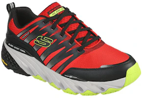 Lookbook Skechers Glide-Step Trail 越野慢跑鞋 紅黑