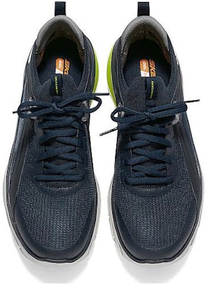 Skechers Glide Step Flex 'Blue Yellow' 232537-NVLM Order Skechers Glide Step Flex 'Blue Yellow' 232537-NVLM