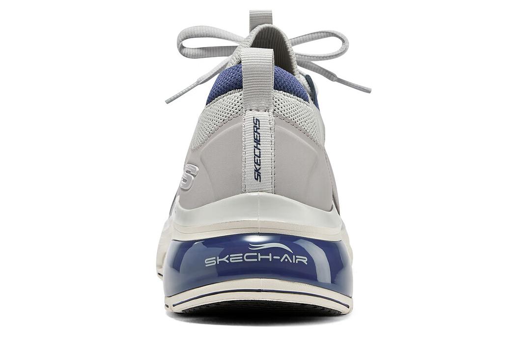 Lookbook Skechers Glide Step FLEX 防滑耐磨 低幫 跑步鞋 男款 灰藍色