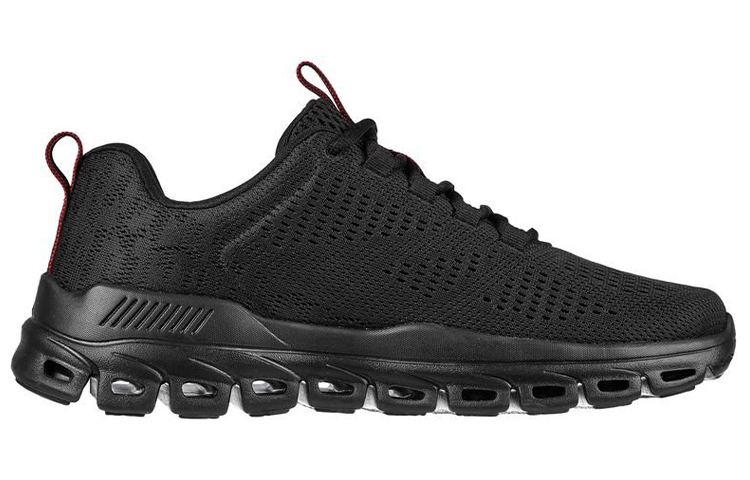 Order Skechers Glide Step Low-Top Hitam 232136-BBK