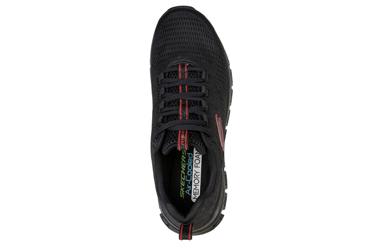 Lookbook Skechers Glide Step Low-Top Hitam 232136-BBK