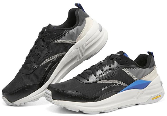 スケチャーズ グローバルジョガー 黒灰青 (Sukechāzu Gurōbaru Jogā Kuro Hai Ao) 894122-BKMT Lookbook スケチャーズ グローバルジョガー 黒灰青 (Sukechāzu Gurōbaru Jogā Kuro Hai Ao) 894122-BKMT