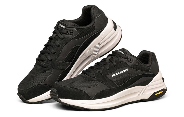 Lookbook Skechers全球慢跑者低筒運動鞋 黑白