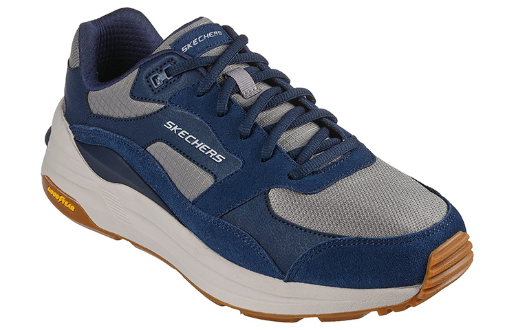 Lookbook Skechers Global Jogger 'Biru' 237200-NVGY