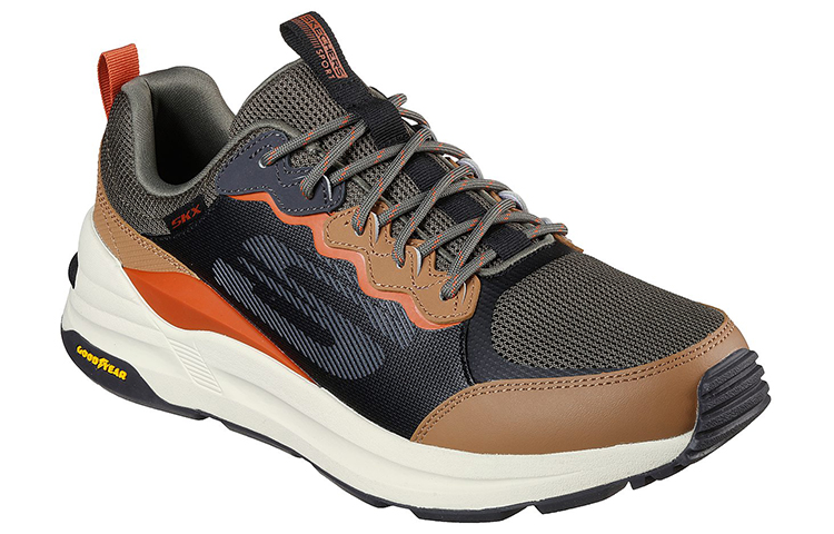 Lookbook Skechers Global Jogger ''Braun Schwarz'' 237203-OLMT