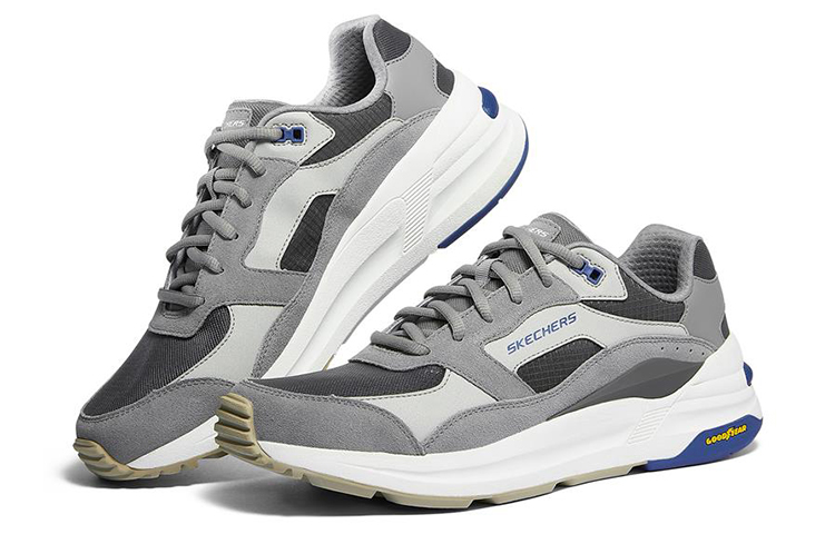 Lookbook Skechers Global Jogger ''Grigio Low-Top Runner'' 894010-GRY