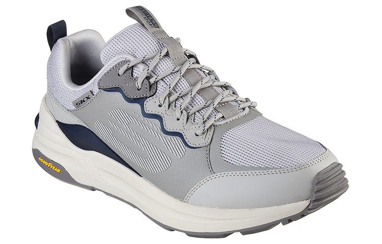 Lookbook Skechers Global Jogger ''Bianco Grigio'' 237203-GYNV