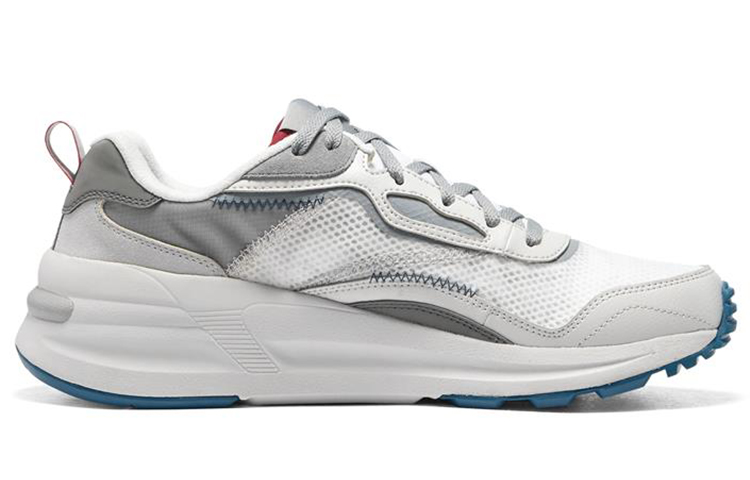 Skechers Global Jogger 'White Grey Red' 圖 2