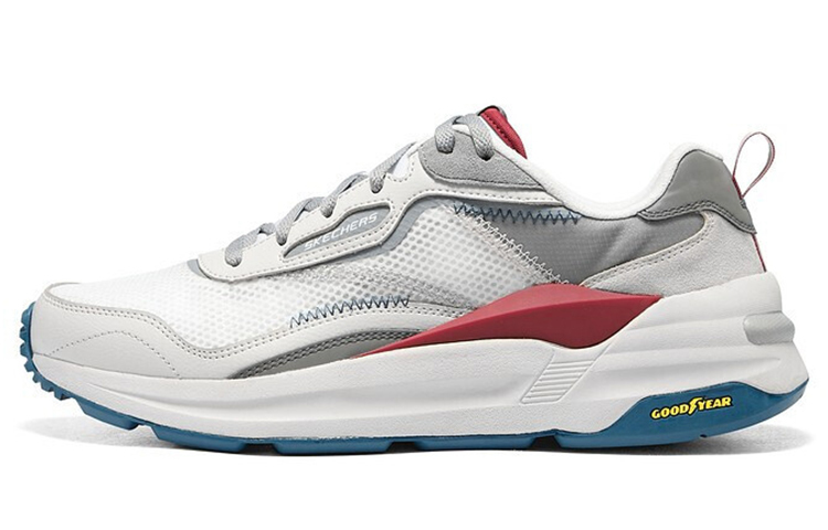 Skechers Global Jogger 'White Grey Red' 894122-WMLT
