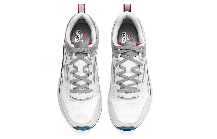 Skechers Global Jogger 'White Grey Red' 圖 4