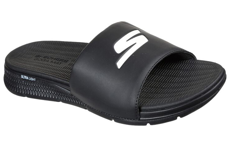 Lookbook Skechers Go Consistent 'Black Slide' 229030-BKW