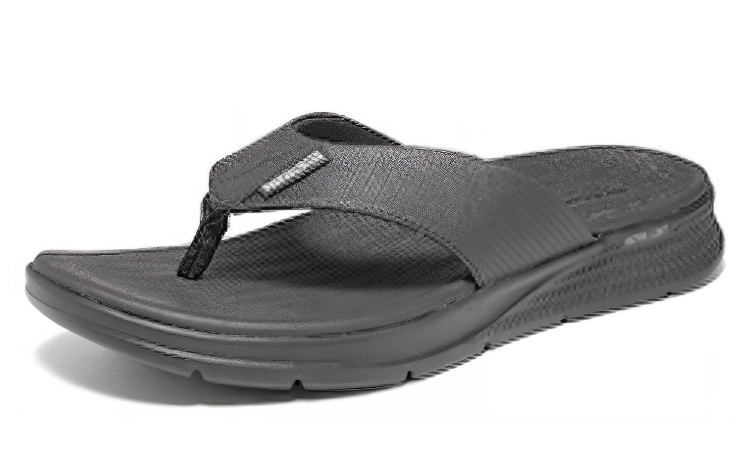 Lookbook Skechers Go Consistent 'Casual Comfort Flip-Flop Black' 229035-BBK