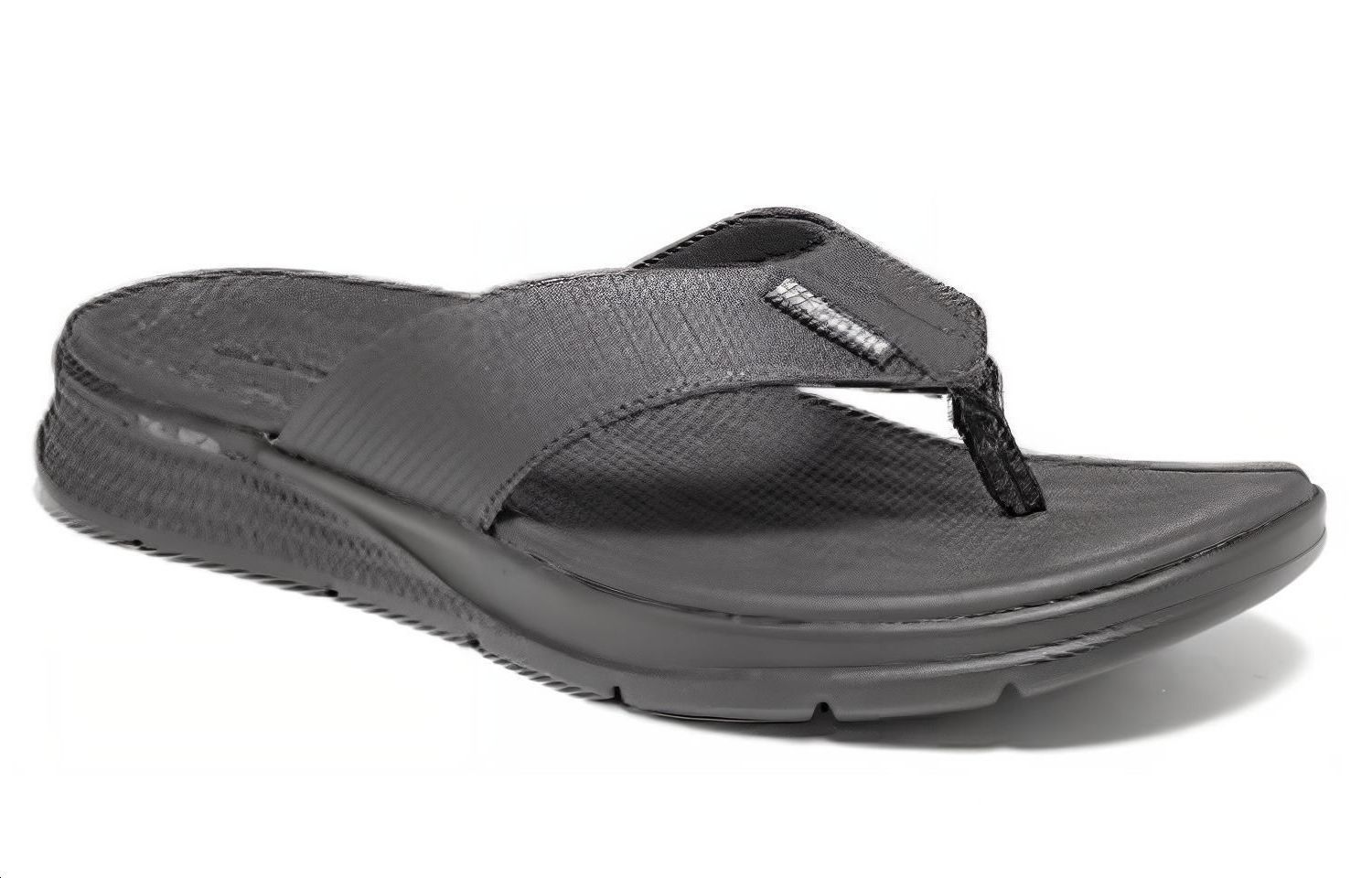 Shop Skechers Go Consistent 'Casual Comfort Flip-Flop Black' 229035-BBK