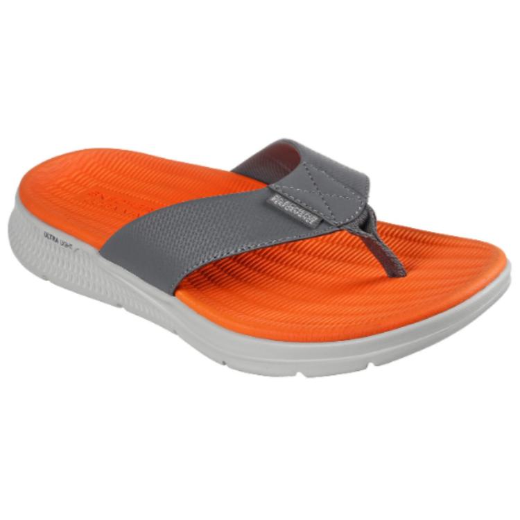 Lookbook Skechers Go Consistent 'Grey Orange' 229035-GYOR