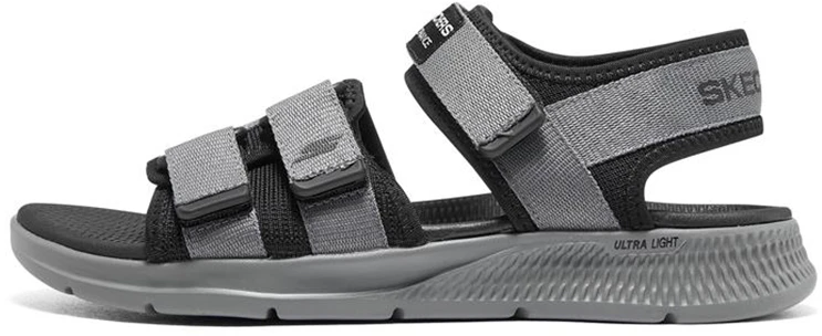 skechers-go-consistent-sandal-grey-black-894068-ccbk